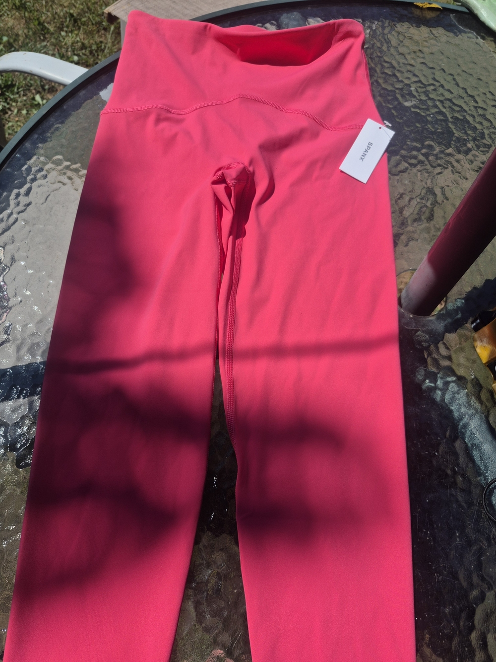 SPANX High-Waist Leggings in Hot Pink